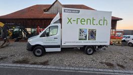 Mercedes Transporter mit Hebebühne Mieten direkt am Bodensee
