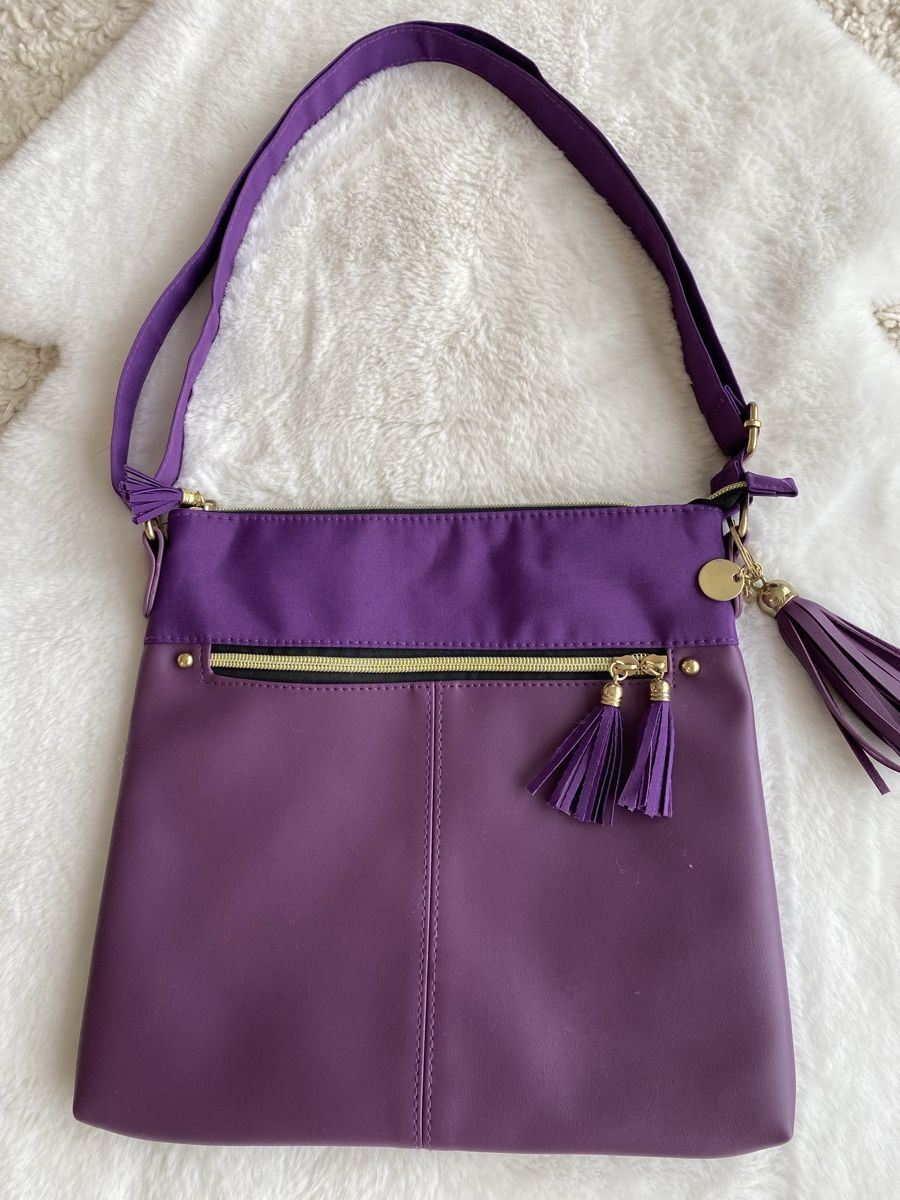 Borse da donna: NEU Handtasche Damen violett  – Nuovo (secondo la descrizione) da Wädenswil venduto da JJ15