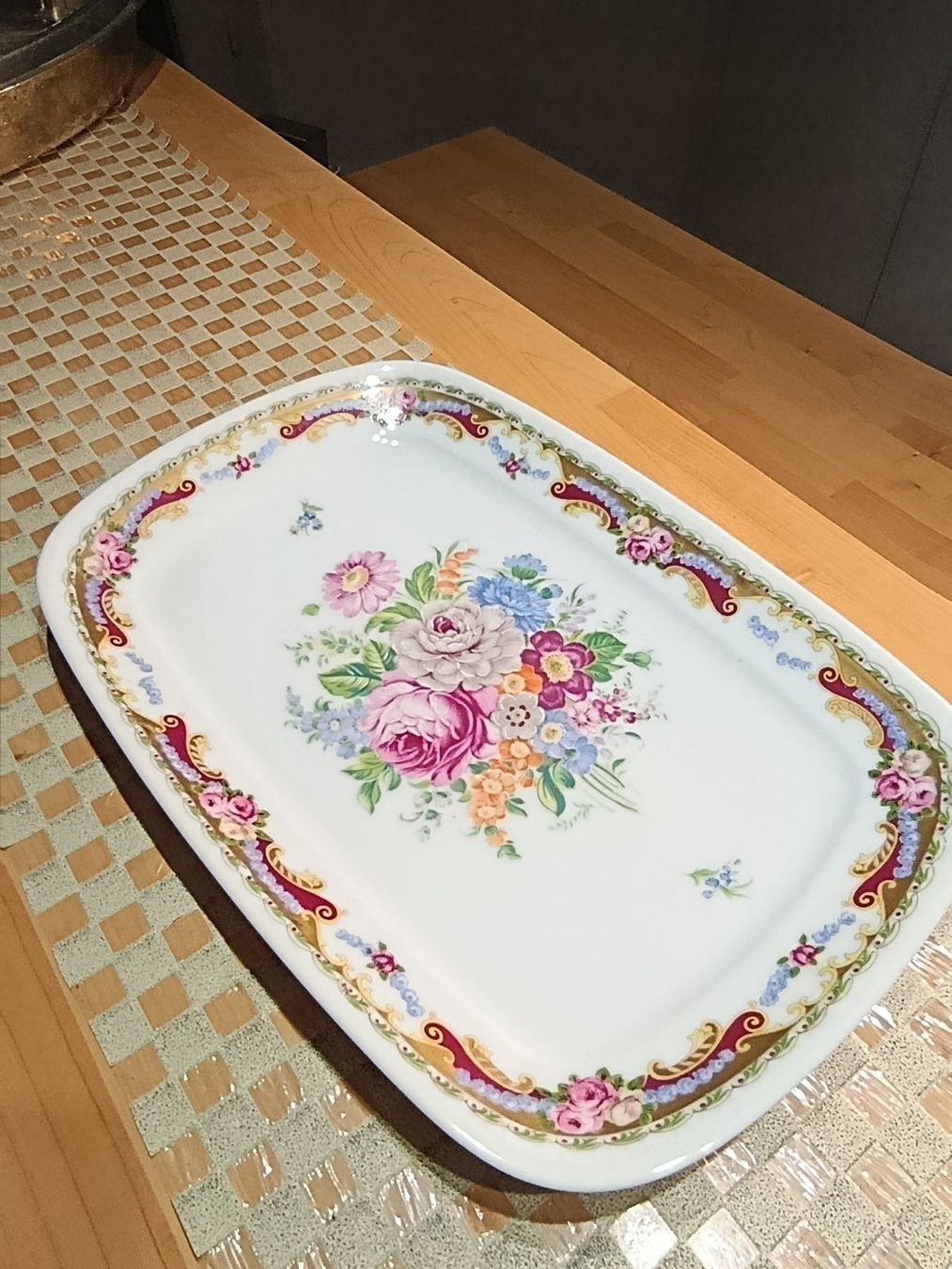 Piatti di portata: Art Deko wunderschöne Limoges Servierplatte Top – Usato da Steffisburg venduto da 1.Schmuckschatulle 2