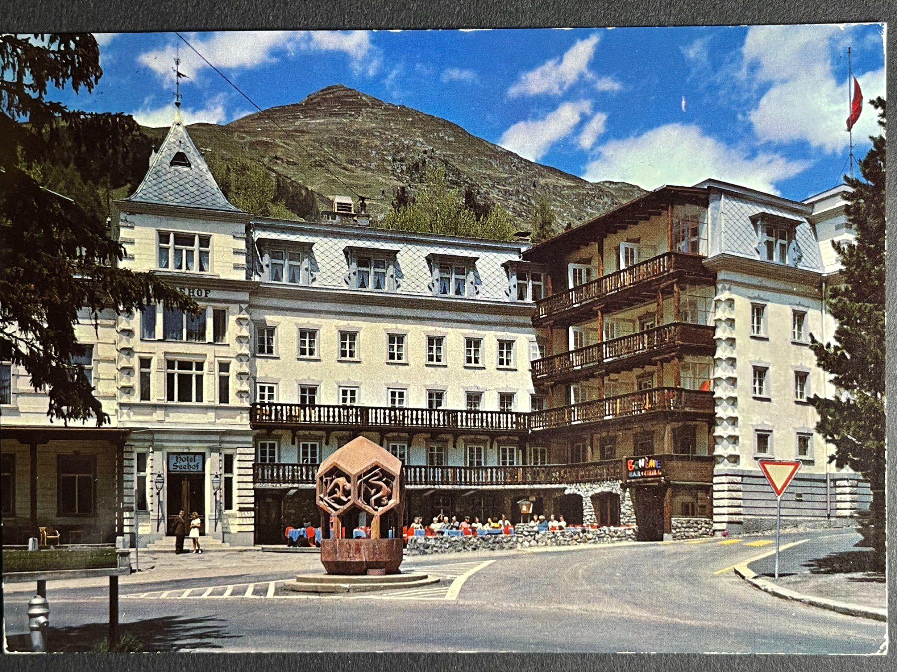 Ansichtskarten: Davos - Hotel Seehof – Gebraucht aus Steg VS von _vinci_