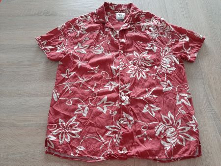 Herrenhemd Gr. M rot / bordeaux