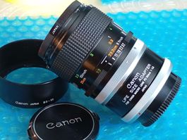 Canon FD 50mm 1:3.5 S.S.C MACRO +Life Size Adaptor + 55mm UV