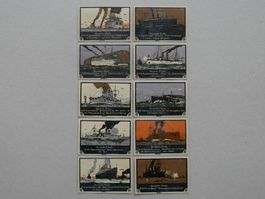 10 KÜNSTLER REKLAE-MARKEN BÖTTCHER DEUTSCHE FLOTTE