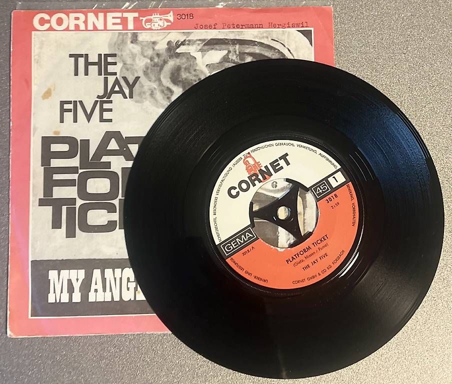 Schallplatten: THE JAY FIVE - Platform Ticket / My Angel / 7" – Gebraucht aus Horw von Belowzero0 2