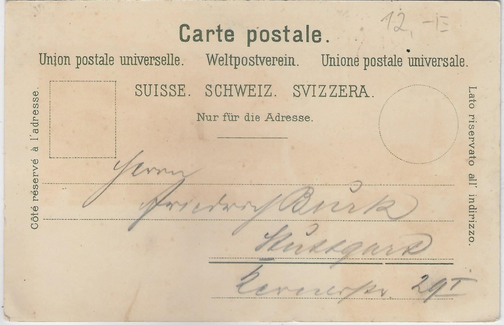 Cartoline postali: Souvenir de Bex - Litho – Usato da Ettingen venduto da Kartenplanet 1