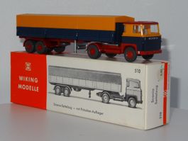 Wiking 510, Scania, Sattelschlepper, Vitrine / neu