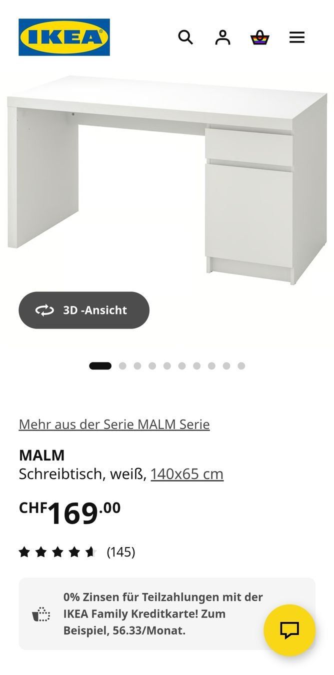 Ikea Scrivanie: IKEA MALM Schreibtisch Tisch weiss – Usato da Hausen AG venduto da Vugri