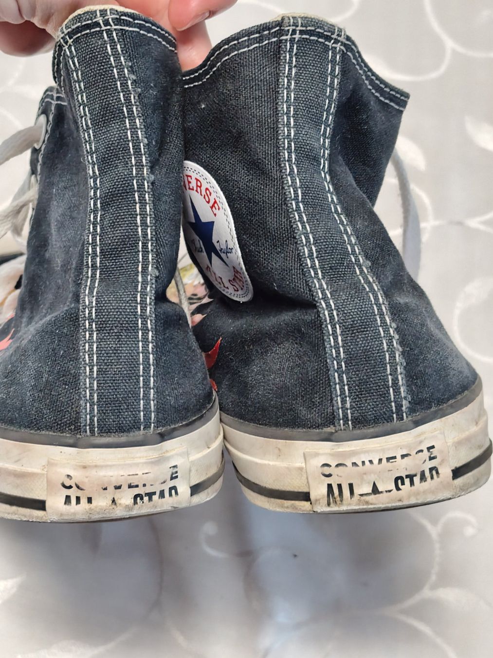Converse Scarpe da uomo: original Converse All Star mit Feuermotiv Gr 43 – Usato da Brüttisellen venduto da kikaninchen79 3