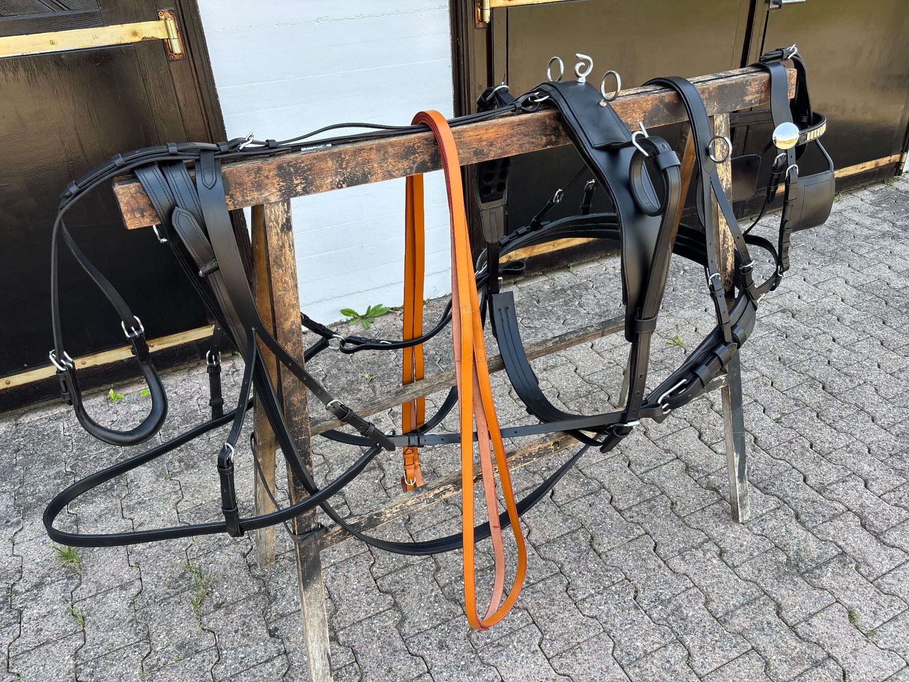 Carrozze: schönes einspänniges Brustblattgeschirr – Usato da Feldbach venduto da Fea1 9