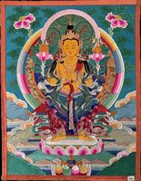 Tangka Buddha Maitreya