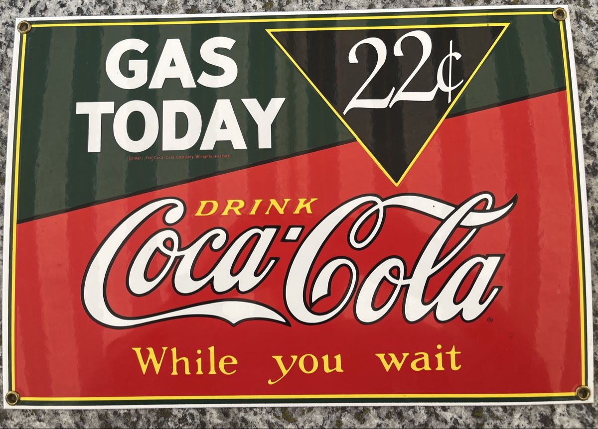 Coca-Cola Insegne: Schild Coca Cola – Usato da Mönchaltorf venduto da VaSo56