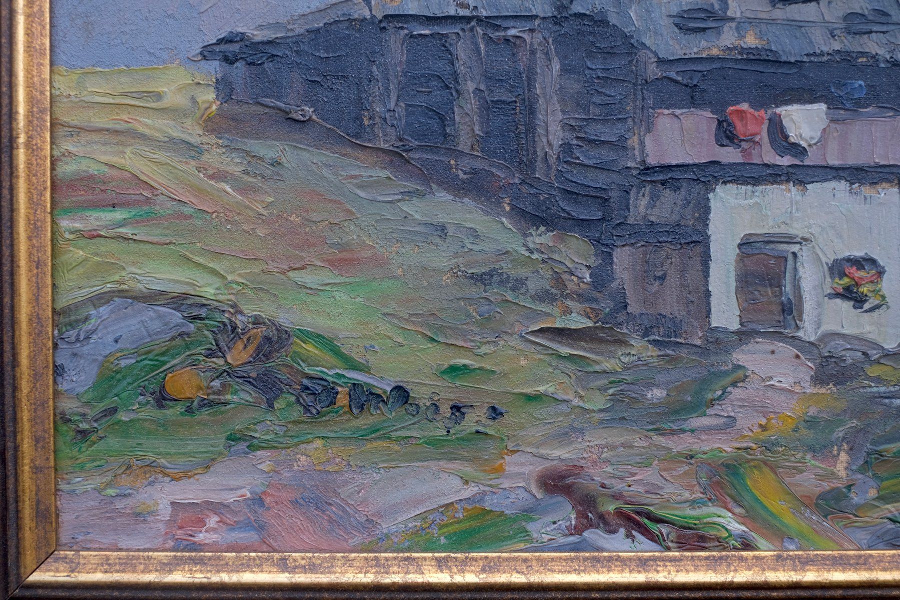 Dipinti: GEMÄLDE BIETSCHHORN ca. 1930, MENG? BLÄDEL? MULLEY? – Usato da Zürich venduto da mrbluewave 2