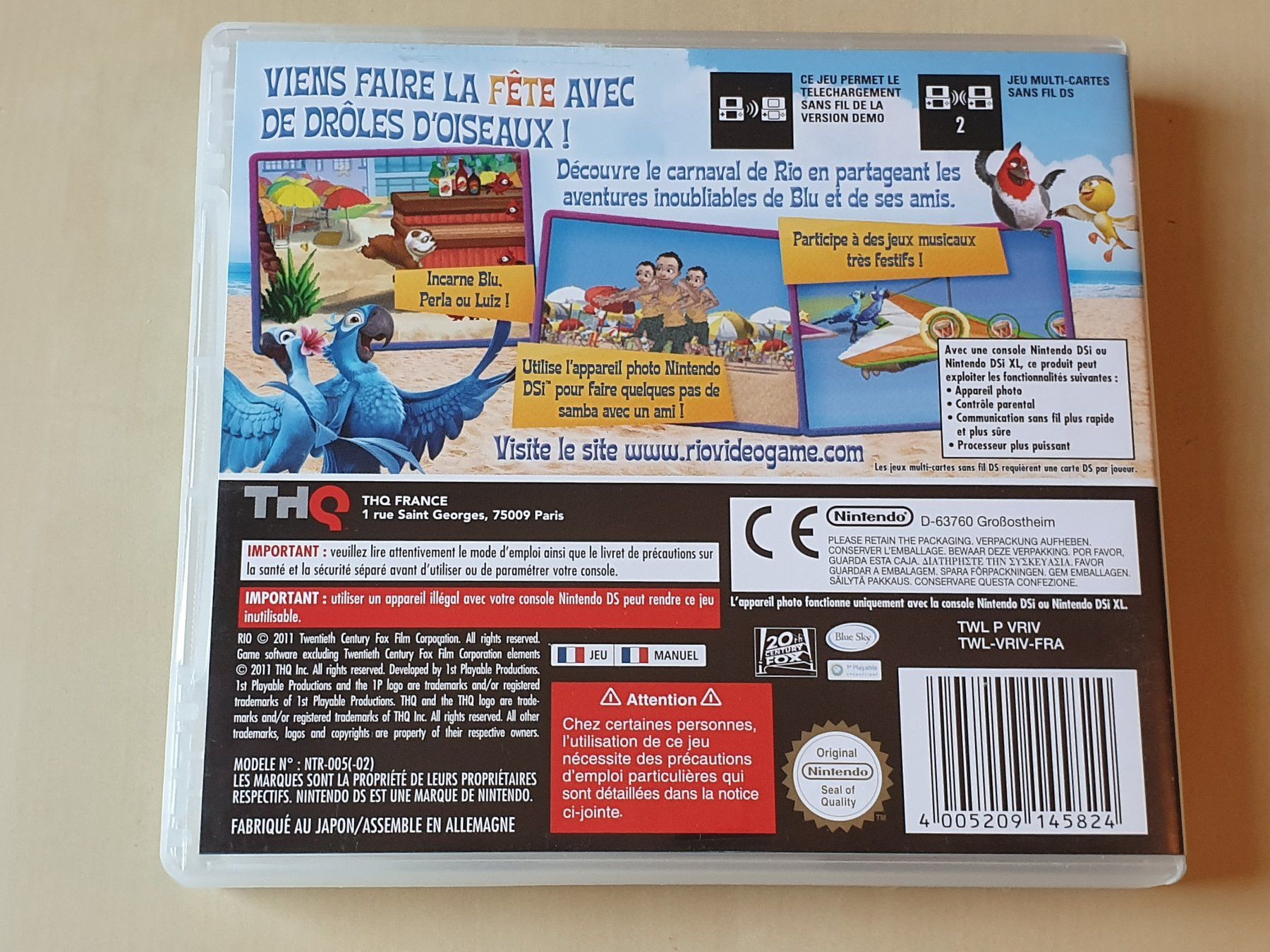 Nintendo Jeux: Rio – D'occasion à Stansstad par collectorsshop 1