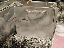 Geschenktaschen Set Marmor Optik, 7 Stück