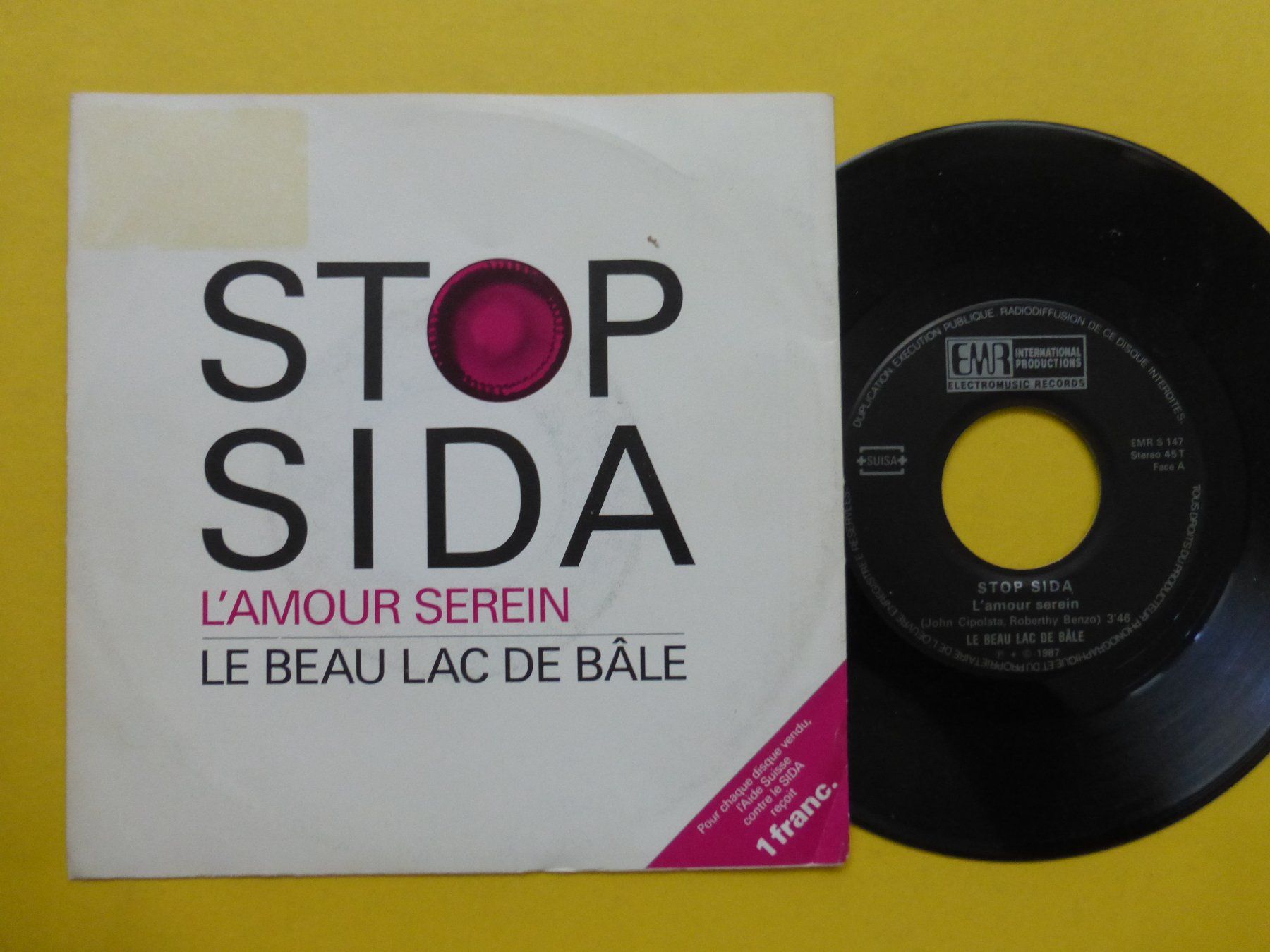 Vinyles: Le Beau Lac De Bâle – Stop Sida – D'occasion à Zürich par Swiss57