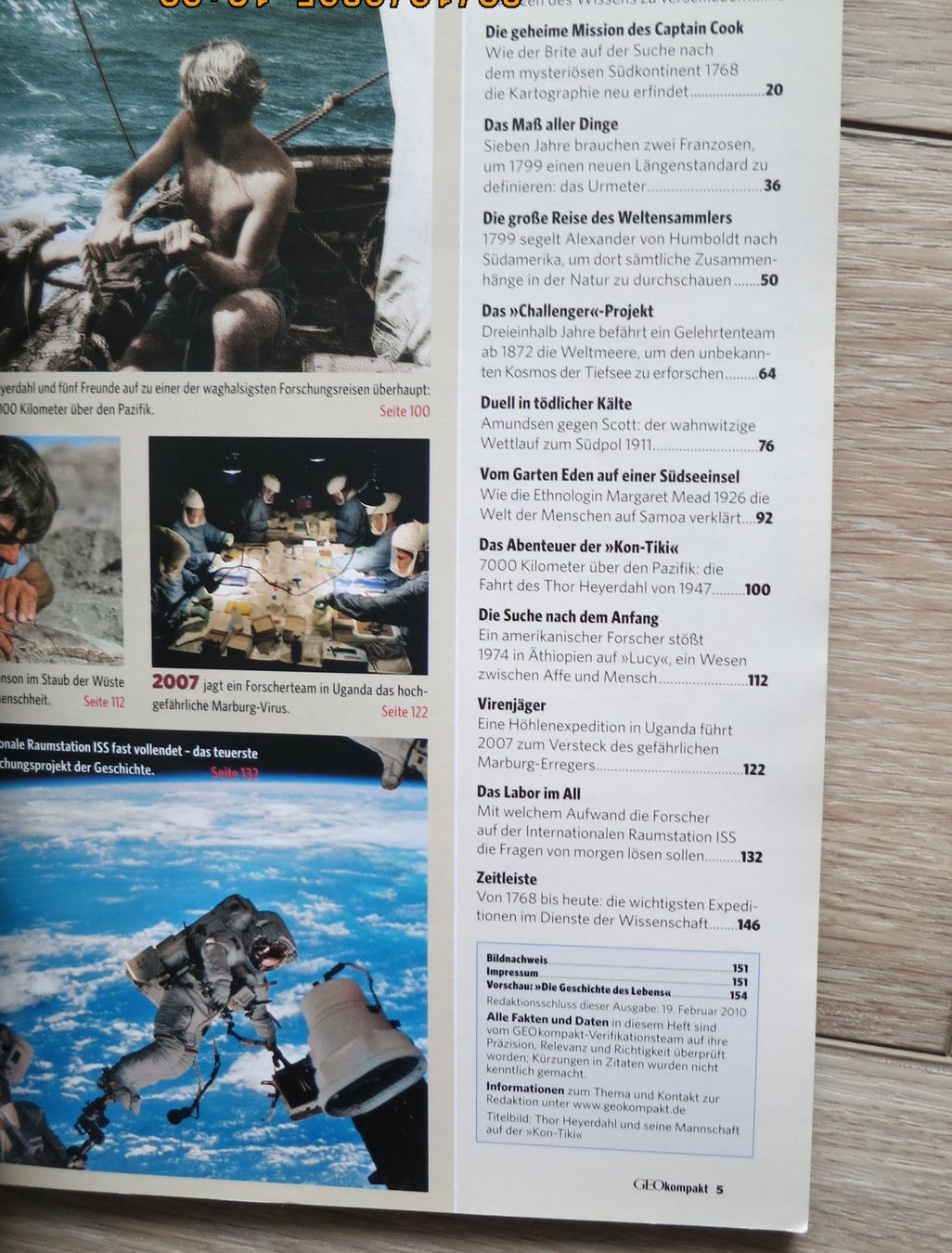 Riviste & Magazine: GEO kompakt Abenteuer Expedition Nr. 22 – Nuovo (secondo la descrizione) da Olten venduto da Lilafarben 1