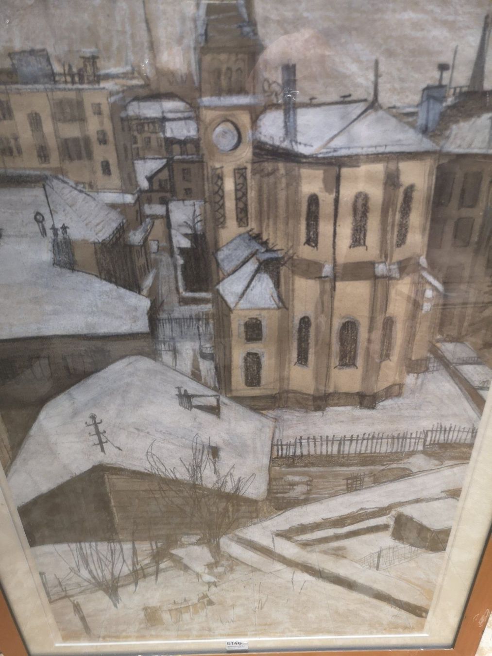Dipinti: HIVER 54 DESSIN AVEC MONOGRAMME – Usato da Genève venduto da Qanil77 1