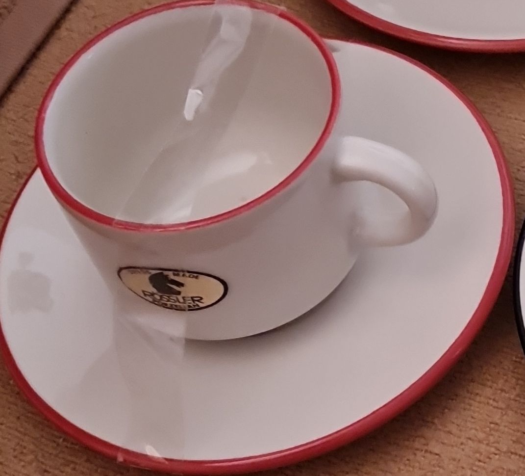 Rössler Tasses: Rössler 5 Mokkatassen neu plus 1 Tasse Masse siehe Fotos – Neuf (Voir description) à Münsingen par Cuci31 1