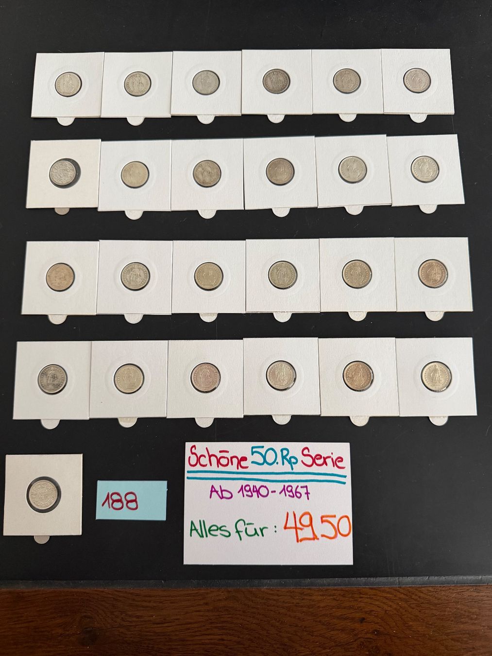 Tutti le monete: Schöne 50. Rp Serie – Usato da Engi venduto da kasi09 2