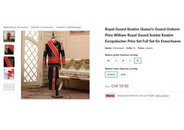 Uniform Royal Guard für Fasnacht, Krimidinner etc.  / XL