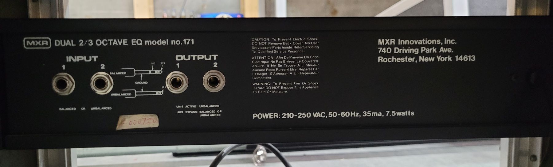 Equalizzatori: MXR Equalizer – Usato da Biel/Bienne venduto da rimini6 1
