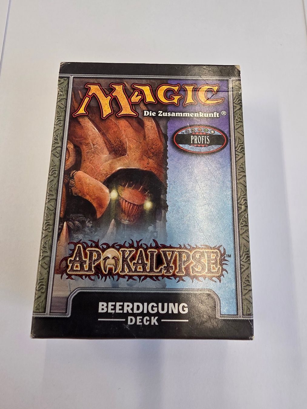 Magic The Gathering Cartes à collectionner: MTG Deck-Box Apokalypse Beerdigungdeck - nur Schachtel – D'occasion à Mörigen par Gadgeteer