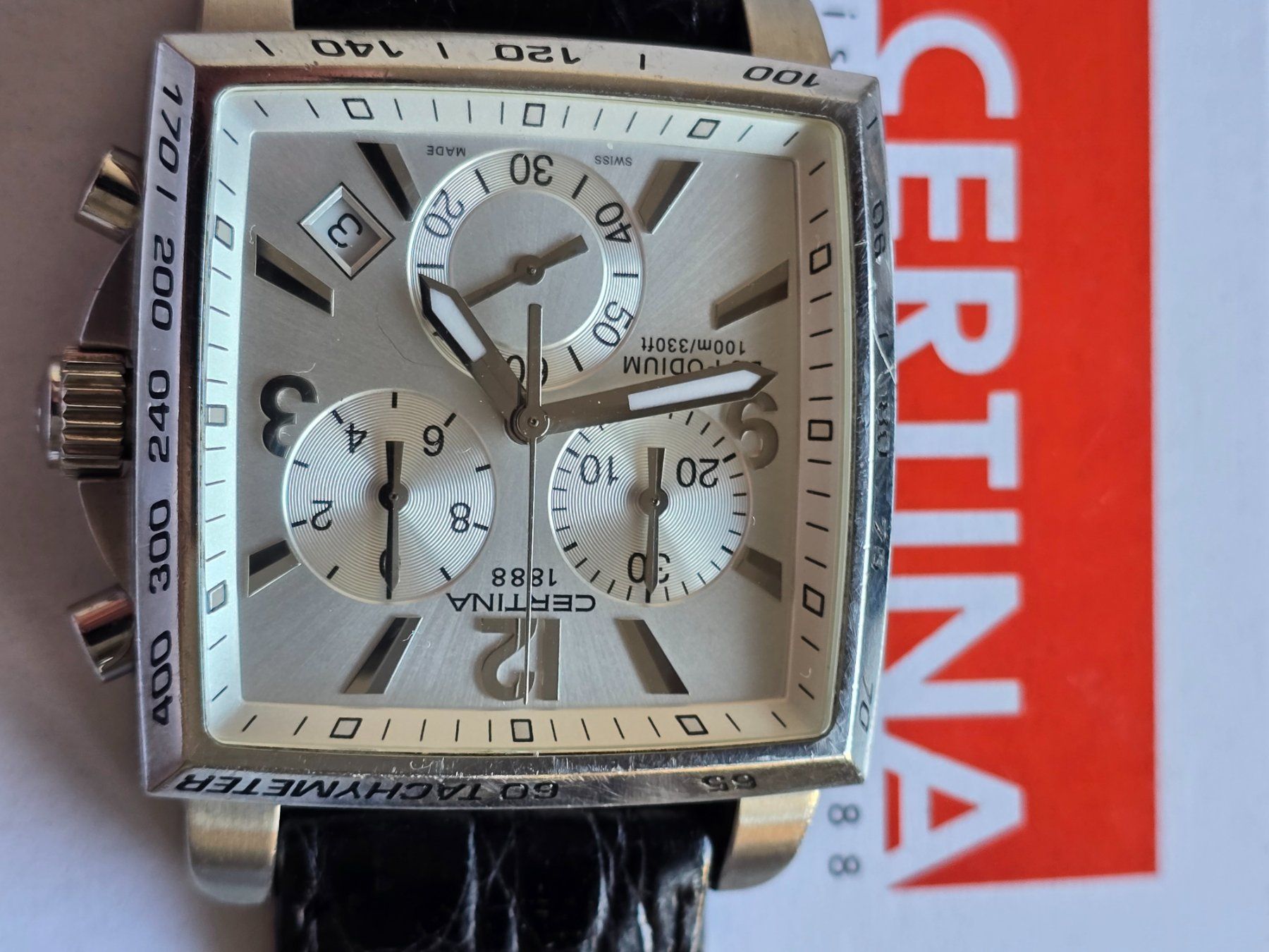 Certina Montres: Certina DS Podium  Date Cronograph XXL aus 2011 full set – D'occasion à Muri AG par Corredor 4