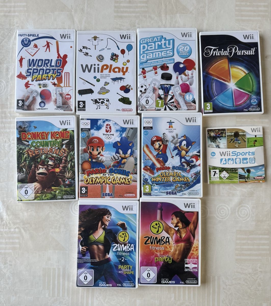 Jeux: Wii Spiele – D'occasion à Rothenfluh par Aisha98