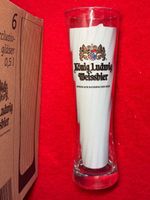 4x Original König Ludwig Weissbier Gläser *NEU* Versand 14Fr