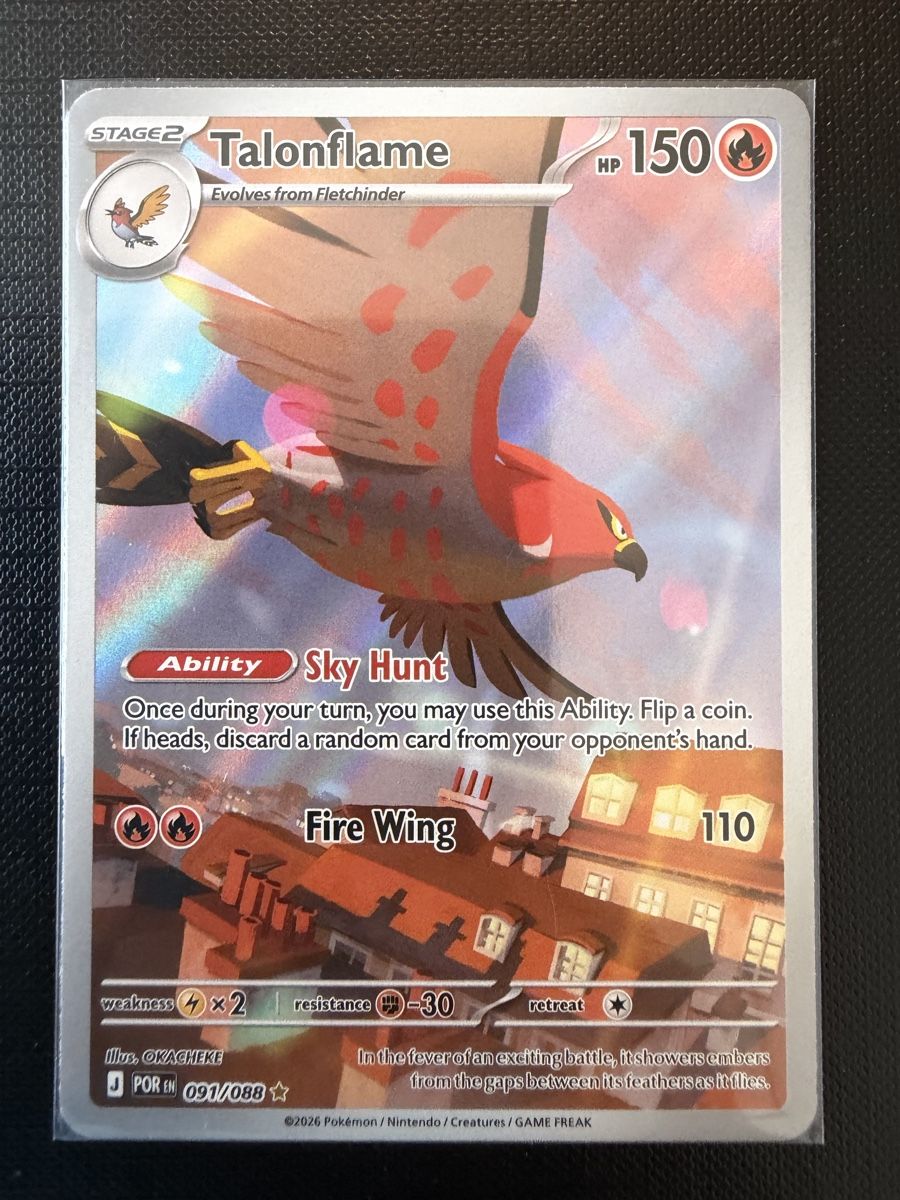 Pokémon Sammelbilder & Trading cards: Talonflame #091 POR EN – Neu (gemäss Beschreibung) aus Savigny von Matgab94
