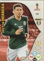 FIFA WORLD CUP RUSSIA 2018 Adrenalyn XL 231 HERRERA MEXICO