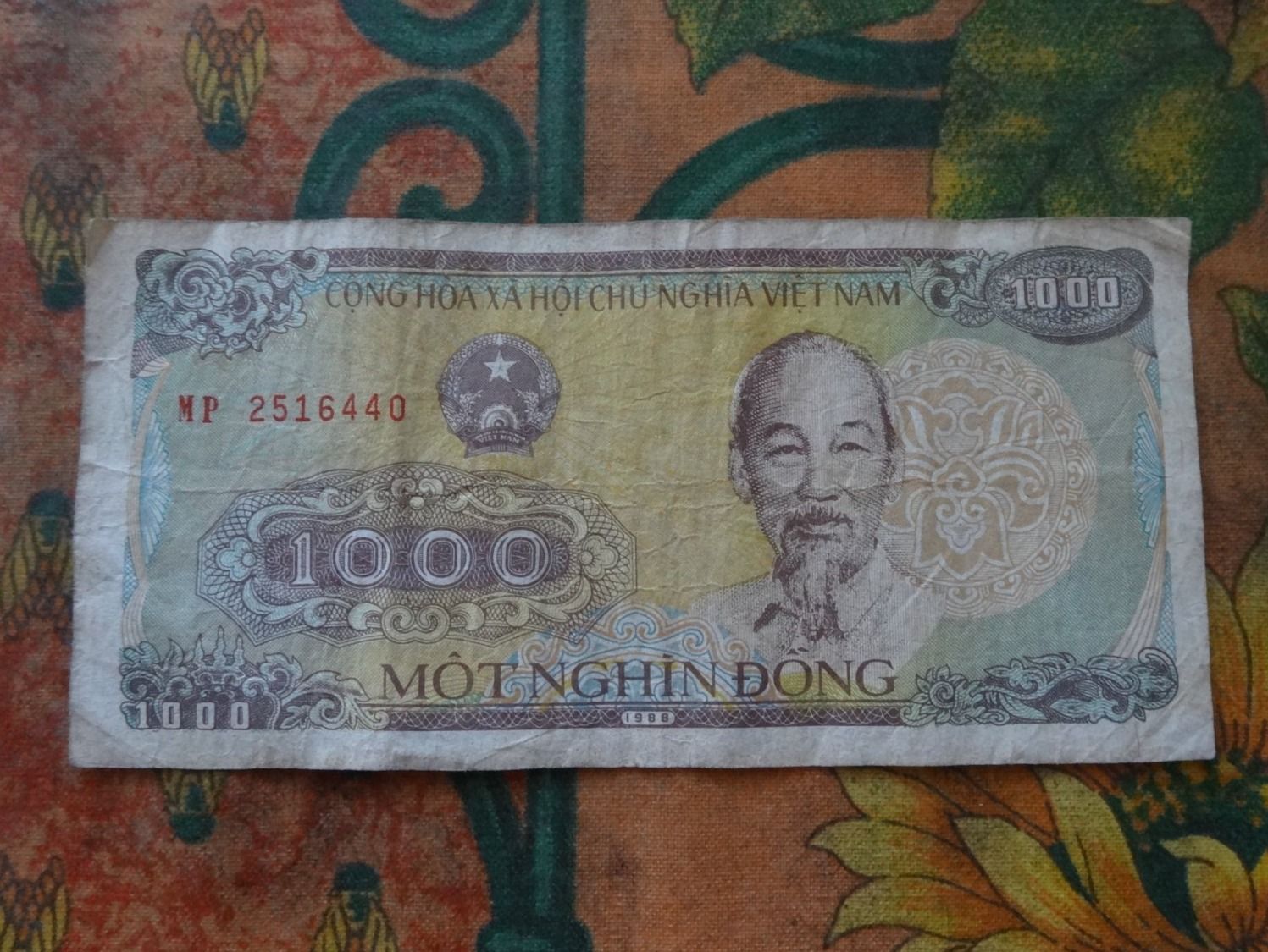 Banconote: VIETNAM  1000   Billet – Usato da Romanel-sur-Lausanne venduto da Swift13