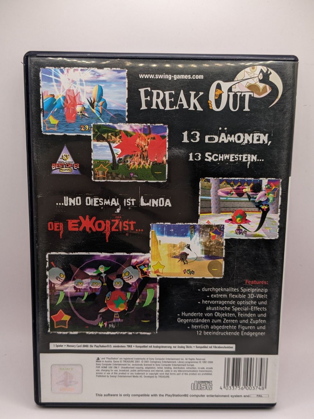 Sony Giochi: Freak Out - Playstation 2 Game PAL PS2 – Usato da Hünenberg See venduto da SpecialEditionGaming 2