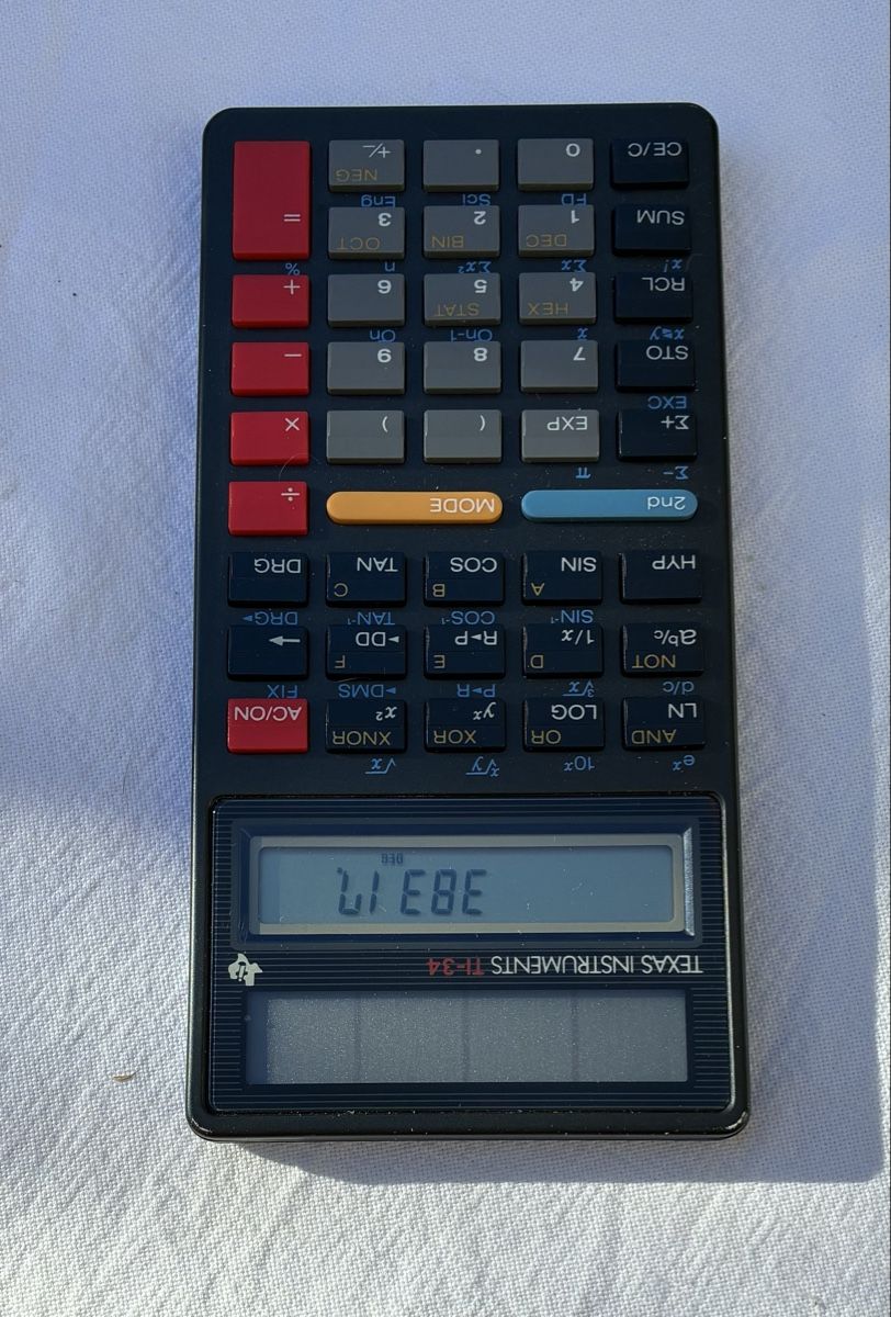 Calcolatrici tascabili: Taschenrechner Texas Instruments TI-34 – Usato da Wallisellen venduto da G000ze 2