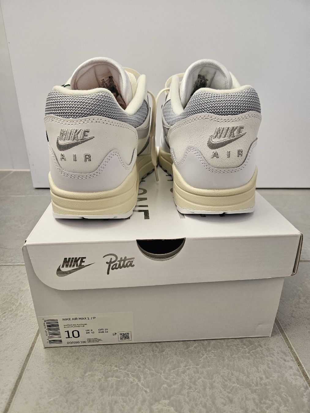 Nike Scarpe da uomo: Nike Air Max 1 Patta White – Nuovo e nell'imballaggio originale da camorino venduto da abenzo 5