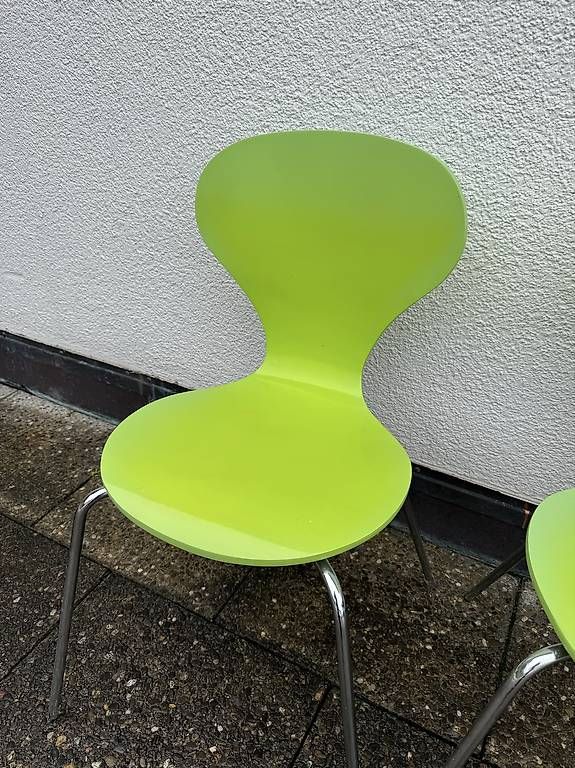 Stühle: 4 Stühle, grün – Gebraucht aus Walzenhausen von elhuuu21 4