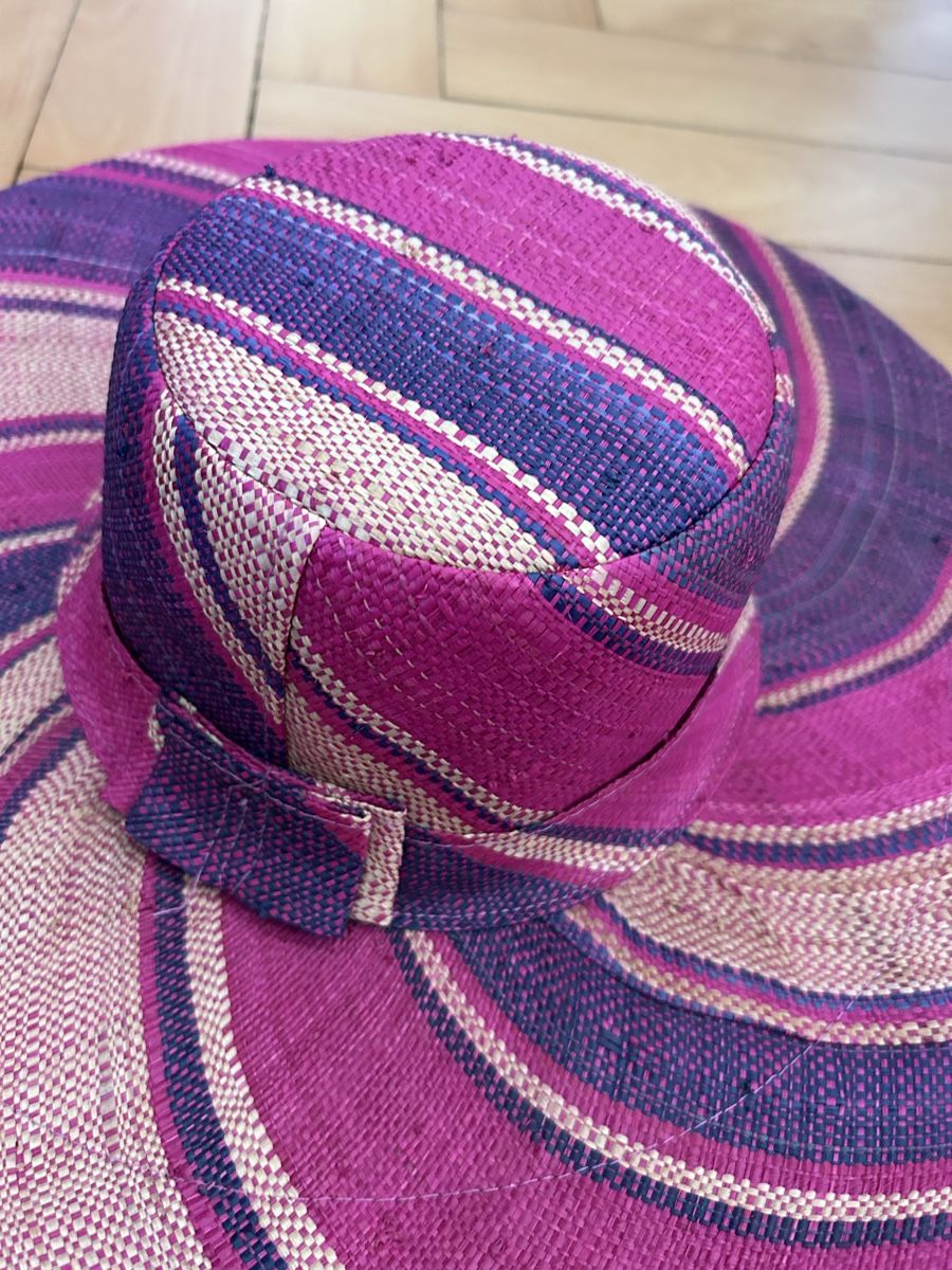 Copricapi, berretti & cappellini: Straw hat in vibrant colours size 54/55 – Nuovo (secondo la descrizione) da Biel/Bienne venduto da zit_v5yc 2