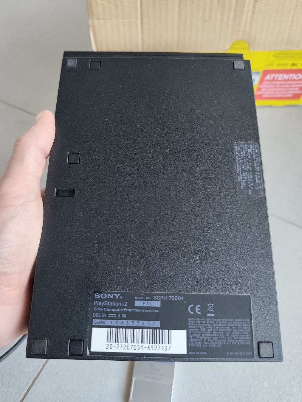 Sony Console: Console Playstation 2 slim en boite / PS2 défectueuse – Difettoso da Middes venduto da Greg2707 6