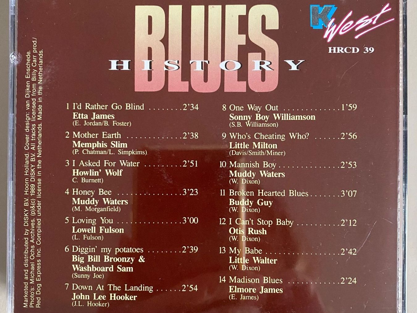 CD: Blues CD - Box 4Stk. – Usato da Oberrohrdorf venduto da chilibiggi 4