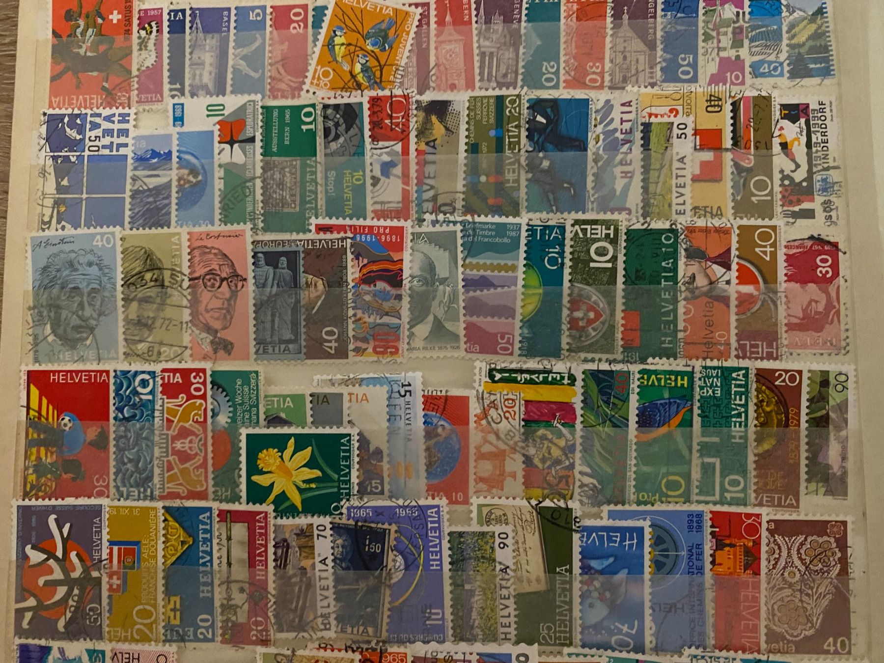 Tutti i francobolli: Briefmarken  Schweiz gemischt 120stuck – Usato da matten b. interlaken venduto da jfran17 3