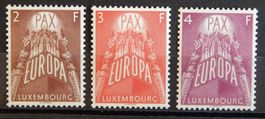 Luxemburg Kat. 572-574 ** 1957 Kat. 200 Euro