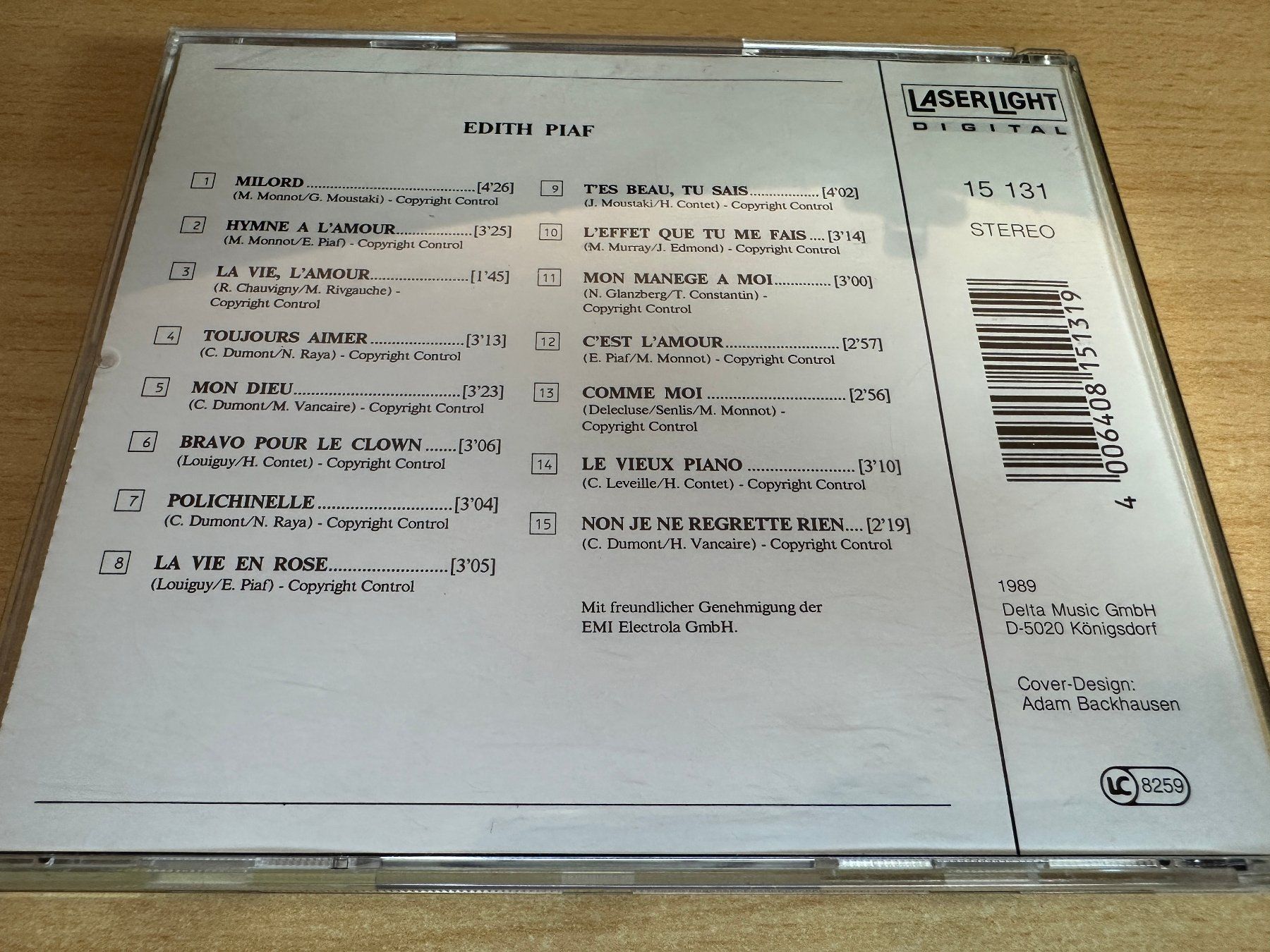 CD: Edith Piaf – Edith Piaf – Usato da Rikon im Tösstal venduto da Alpenmutz 1
