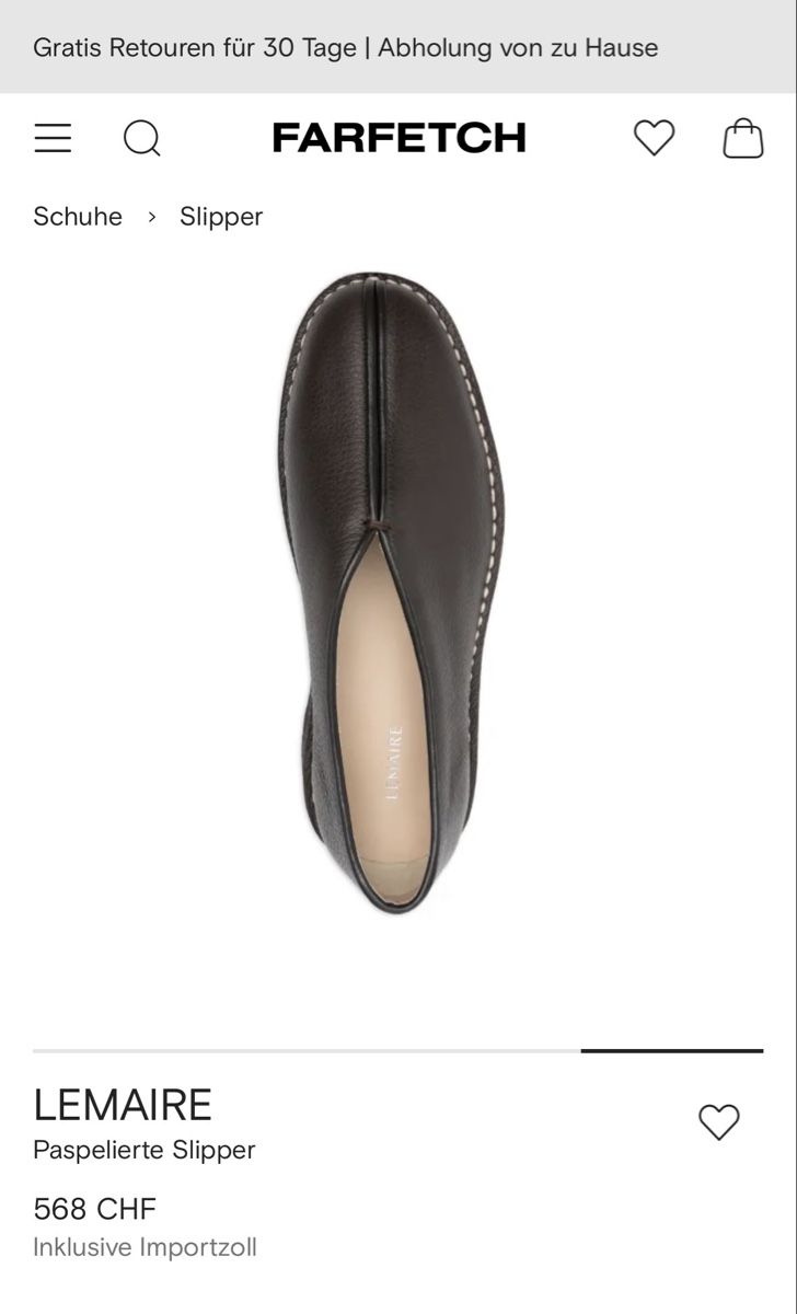 Lemaire Scarpe da donna: Slippers/ Loafers von LEMAIRE – Nuovo (secondo la descrizione) da Zürich venduto da sophievw 6