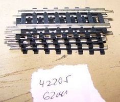 Roco H0 42205 Gerades Gleis 6,2 cm, Profil 2,5 mm, pro Stück