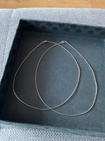 2 Halskette Zeile Sterling Silber 925 Nagel neue 42cm