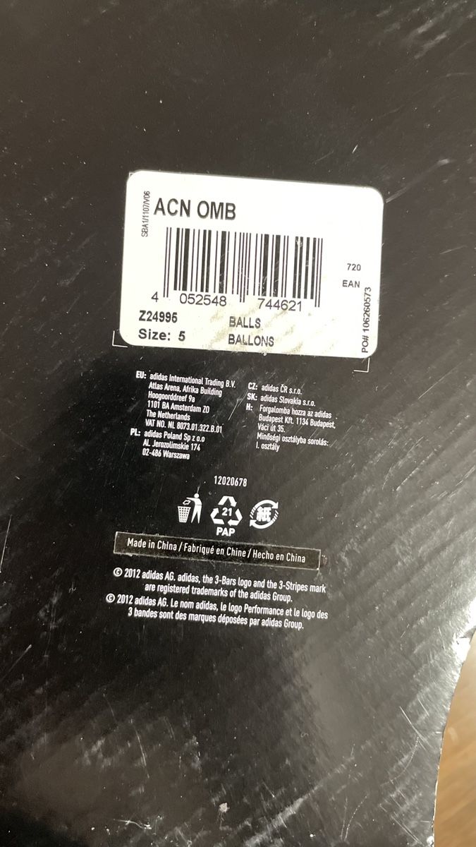 Adidas Palloni: CAF Katlego Official Match Ball – Nuovo (secondo la descrizione) da Dübendorf venduto da ecosmith 5