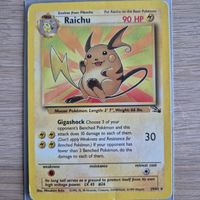 Raichu Pokémon fossil wizards
