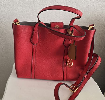 Tory Burch Handtasche rot neuwertiger Zustand