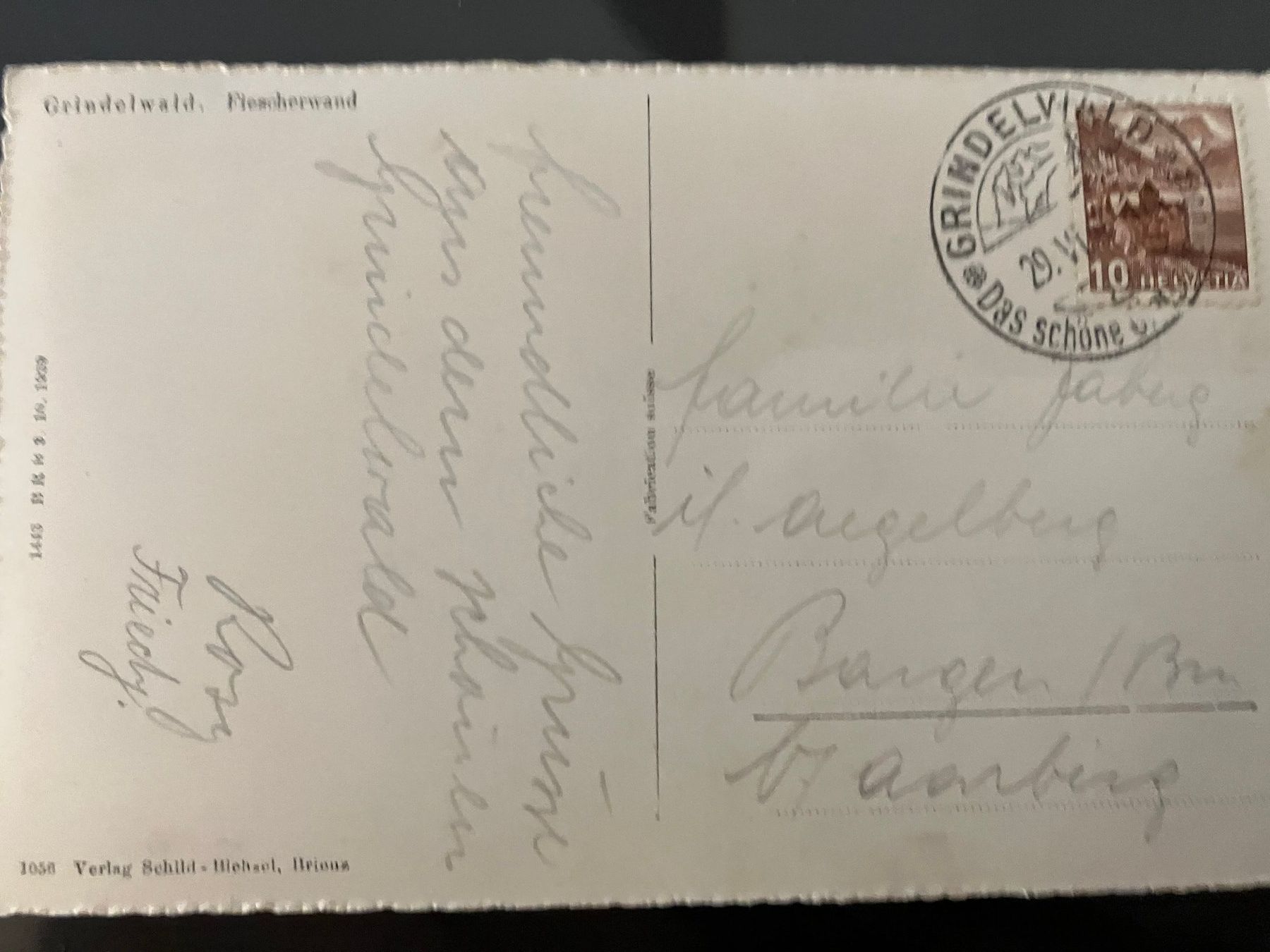 Cartoline postali: Ansichtskarte Grindelwald – Usato da Bolligen venduto da Isebo 1