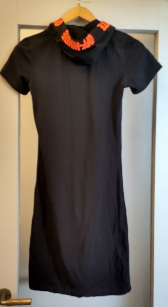 Robes: Orange-schwarzes Kleid von Off-White, Gr. S – D'occasion à Lugano par kat_lm5b 2